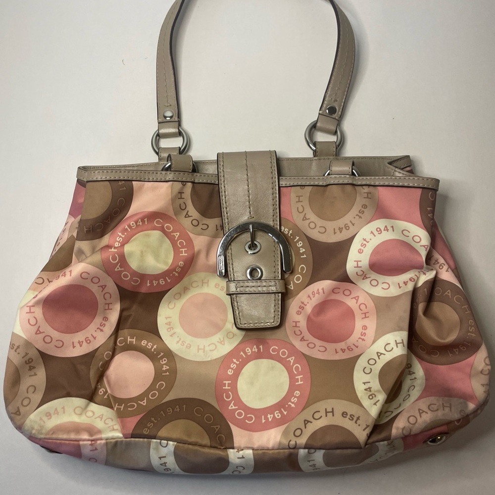 Coach soho tote with matching wallet - Picture 2 of 9
